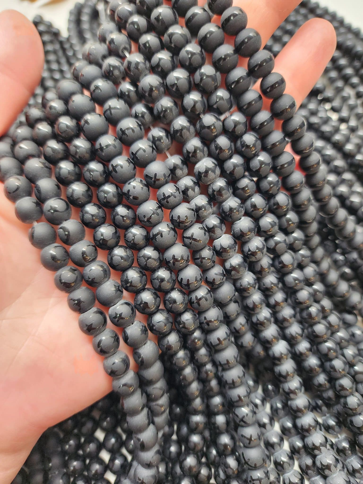 8 Mm Desenli Mat Oniks Tasi Cesitleri