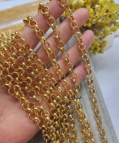 8 Mm Doc Altin Kaplama Taki Zinciri 2