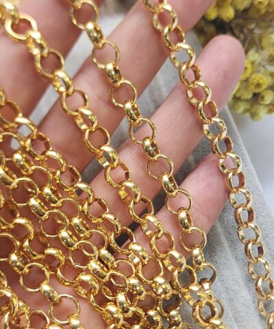 8 Mm Doc Altin Kaplama Taki Zinciri