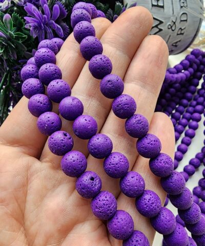 8 MM Doğal Lav Ateşi Tortu Taşı - 508