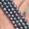 8 Mm Dogal Siyah İnci Barok 3