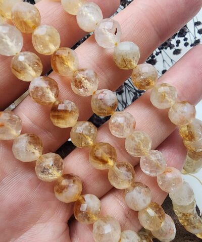 8 Mm Dunya Sitrin Dogal Tas Dizi 2