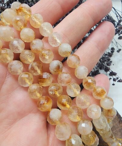 8 Mm Dunya Sitrin Dogal Tas Dizi 4