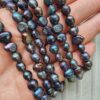 8 Mm Ezik Dogal Siyah İnci