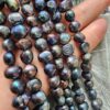 8 Mm Ezik Dogal Siyah İnci 2