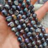 8 Mm Ezik Dogal Siyah İnci 3