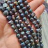 8 Mm Ezik Dogal Siyah İnci 4