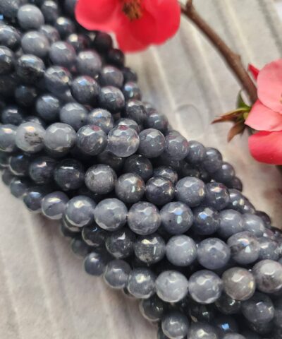 8 MM Faset İyolit Ceyt Kuvars Taşı