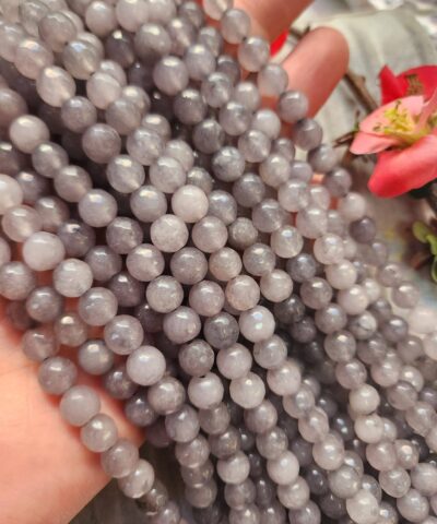 8 MM Faset Labradorit Ceyt Kuvars Taşı