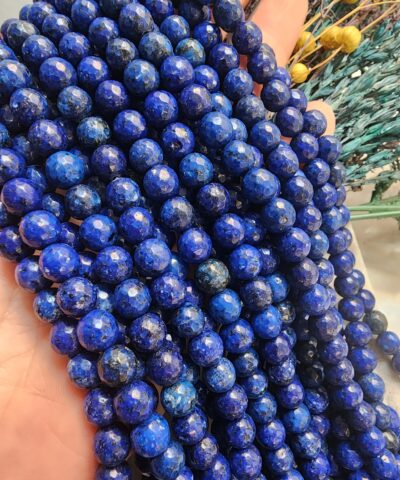 8 MM Faset Lapis Ceyt Kuvars Taşı