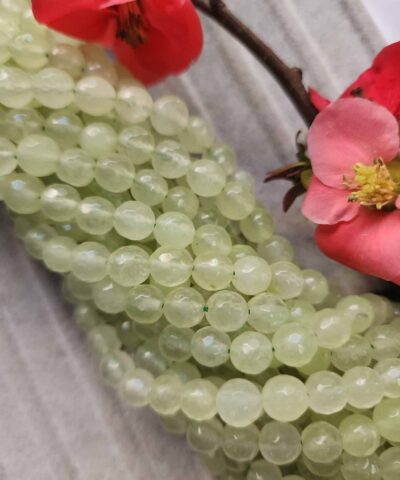 8 MM Faset Limon Ceyt Kuvars Taşı