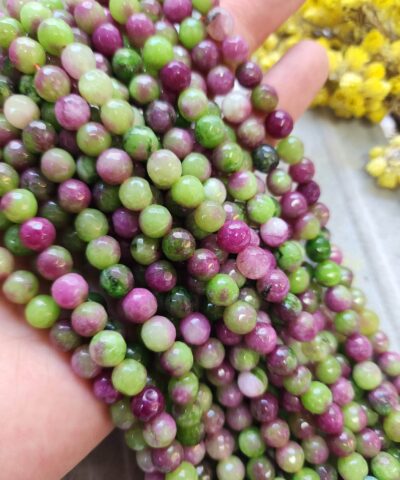 8 MM Faset Olive Mix Ceyt Kuvars Taşı