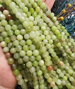 8 MM Faset Peridot Ceyt Kuvars Taşı