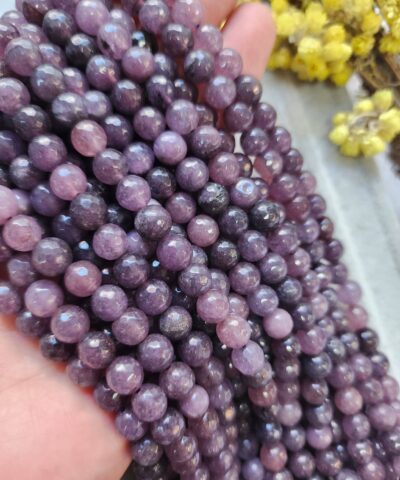 8 MM Faset Safir Ceyt Kuvars Taşı