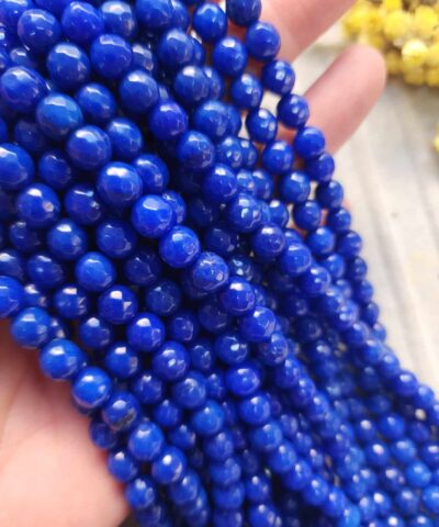 8 MM Faset Saks Ceyt Kuvars Taşı