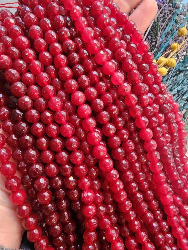 8 MM Faset Yakut Ceyt Kuvars Taşı