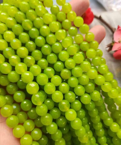 8 MM Faset Yeşim Ceyt Kuvars Taşı