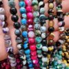 8 Mm Fasetli Damarli Akik Dogal Tas Boncuk 3