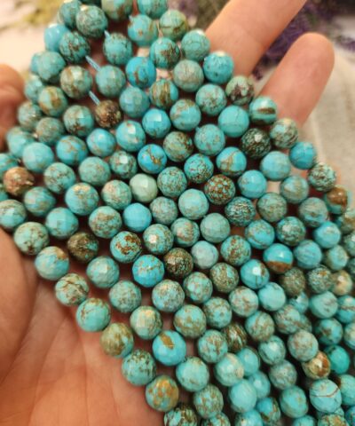 8 Mm Fasetli İran Firuze Tasi Dizi 2