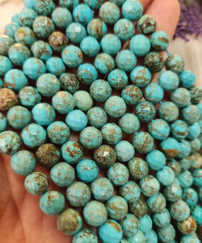 8 Mm Fasetli İran Firuze Tasi Dizi 3