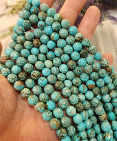 8 Mm Fasetli İran Firuze Tasi Dizi