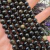 8 Mm Fasetli Obsidyen Tasi 5