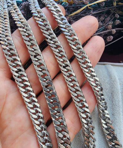 6 MM İç İçe Traşlı Çelik Takı Zinciri