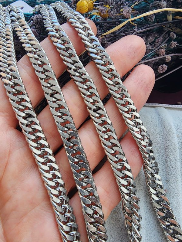 6 MM İç İçe Traşlı Çelik Takı Zinciri