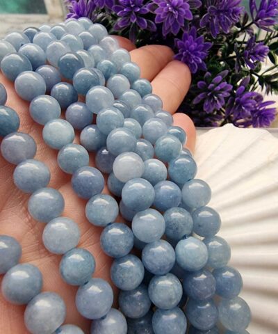 8 Mm İndigo Kuvars Dizi Dogal Tas 3