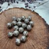 8 MM Kalp Kabartmalı Metal Top - Görsel 4