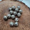 8 MM Kalp Kabartmalı Metal Top - Görsel 3