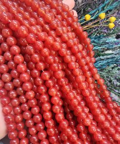 8 MM Karnelyan Akik Ceyt Kuvars Taşı