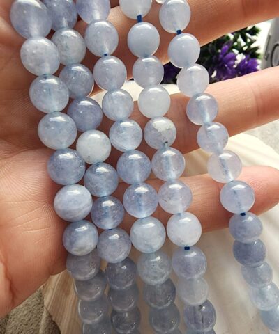 8 Mm Koyu Akua Kuvars Dizi Dogal Tas 3