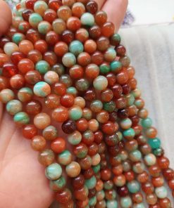 8 MM Küre Krizopras Ceyt Kuvars Taşı