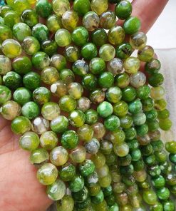 8 MM Küre Çimen Akik Taşı