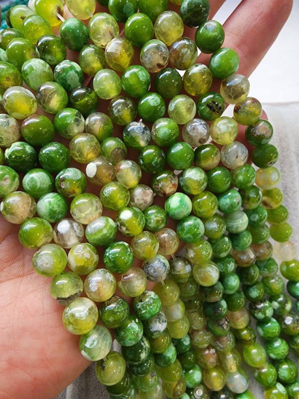 8 MM Küre Çimen Akik Taşı