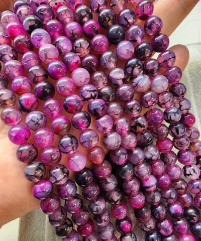 8 Mm Kure Damarli Fujya Akik Tasi