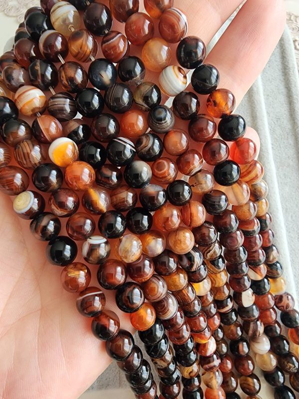 8 Mm Kure Kahve Akik Tasi