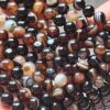 8 Mm Kure Kahve Damarli Akik Tasi