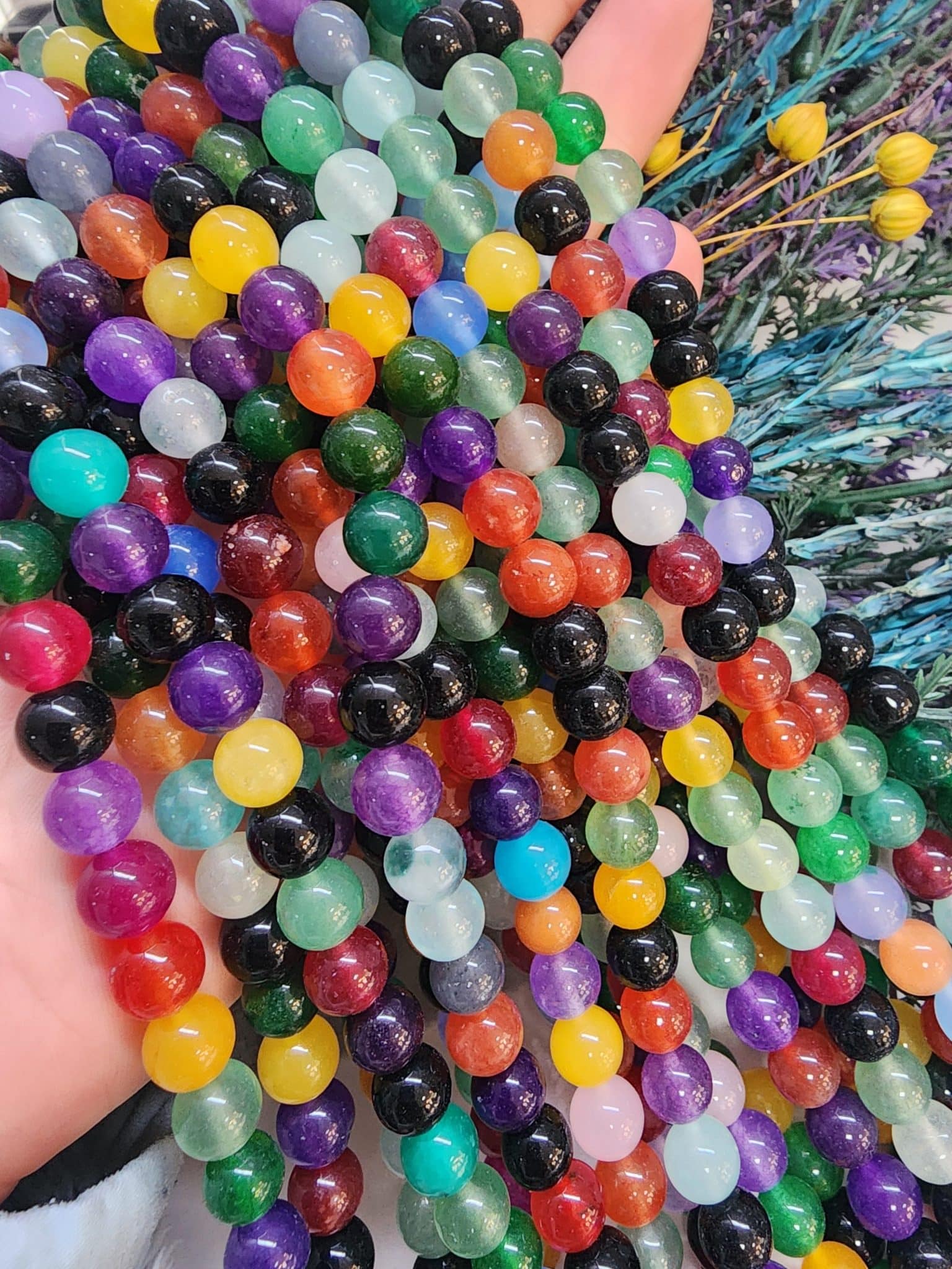 8 Mm Kure Koyu Cakra Akik Tasi