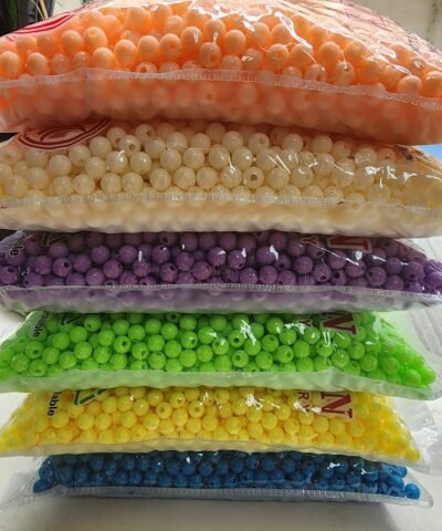8 MM Küre Plastik Boncuk Çeşitleri