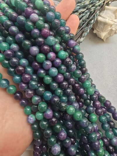 8 MM Küre Zümrüt Ceyt Kuvars Taşı