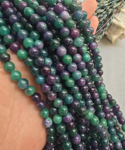 8 MM Küre Zümrüt Ceyt Kuvars Taşı