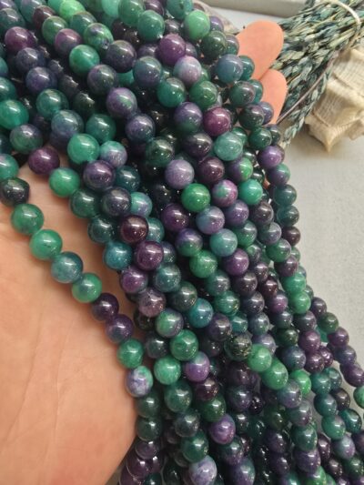 8 MM Küre Zümrüt Ceyt Kuvars Taşı