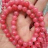 8 Mm Kuvars Rodokrozit Renkli Dogal Tas 3