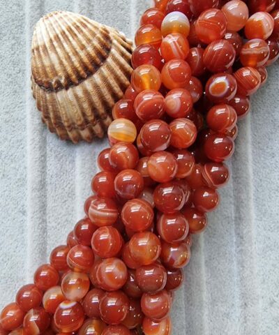 8 Mm Madagaskar Akik Dogal Tas Boncuk 504