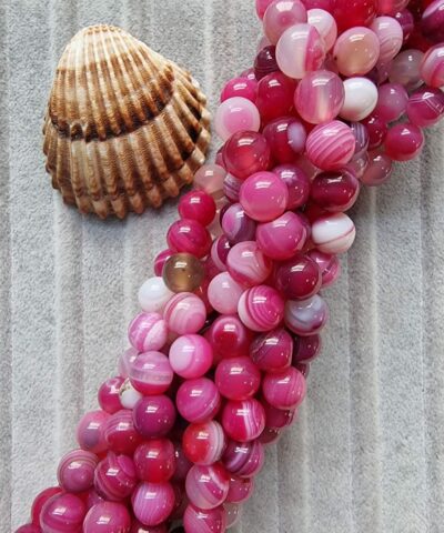 8 Mm Madagaskar Akik Dogal Tas Boncuk 506