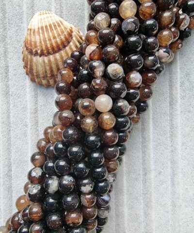 8 Mm Madagaskar Akik Dogal Tas Boncuk 509