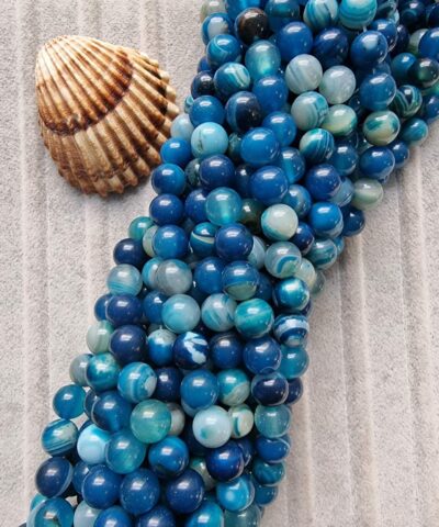 8 Mm Madagaskar Akik Dogal Tas Boncuk 510