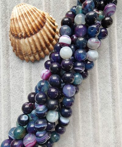 8 Mm Madagaskar Akik Dogal Tas Boncuk 513